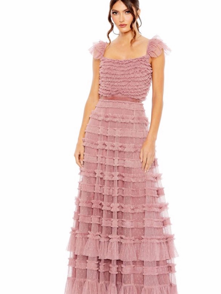 Mac Duggal Dusty Rose Dress